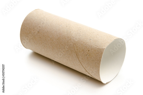 Photo: Leere Toilettenpapierrolle Leere Toilettenpapierrolle