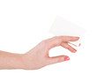 Hand hold blank business card