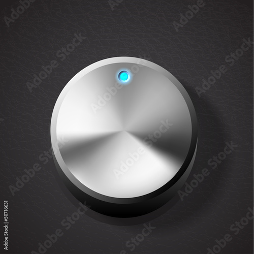 Vector: volume settings, sound control knob volume settings, sound control knob