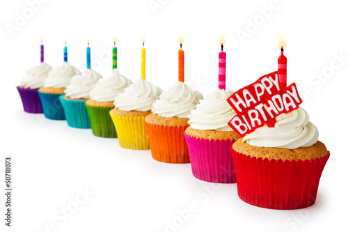 Photo: Birthday cupcakes Birthday cupcakes