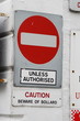 Photo: stop no access stop no access