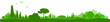 Silhouette mediterrane Landschaft
