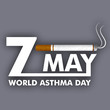 World Asthma Day background.