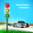 World Asthma Day background.