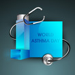 World Asthma Day background.