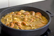 Spanish cuisine. Catalan fish stew.