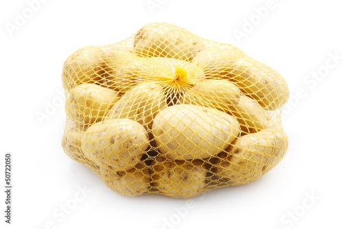 Photo: Potatoes in a Net Potatoes in a Net