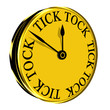 Tick Tock Wall Clock