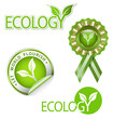 Ecology-related vector graphic element kit