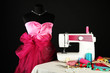 Sewing machine, dummy and other sewing equipment isolated
