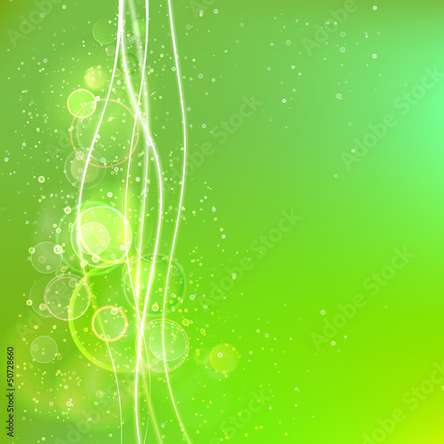 Vector: Green abstract background Green abstract background