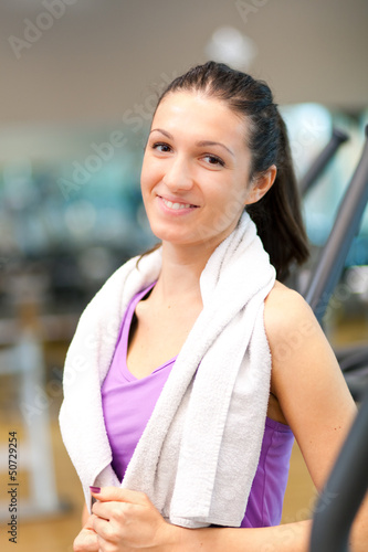 Photo: Woman in a gym Woman in a gym