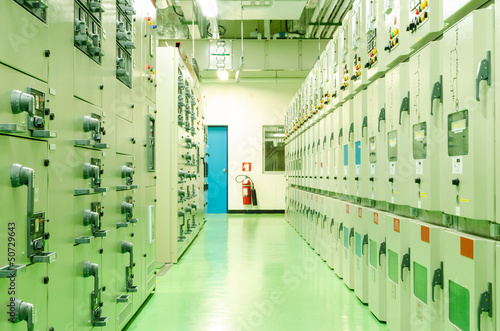 Photo: electrical energy substation electrical energy substation