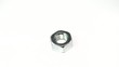 Nut rotates on a white background