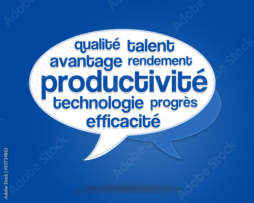 Illustration: productivité - travail à la chaine productivité - travail à la chaine