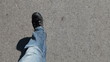 Walking In Jeans On Different ...