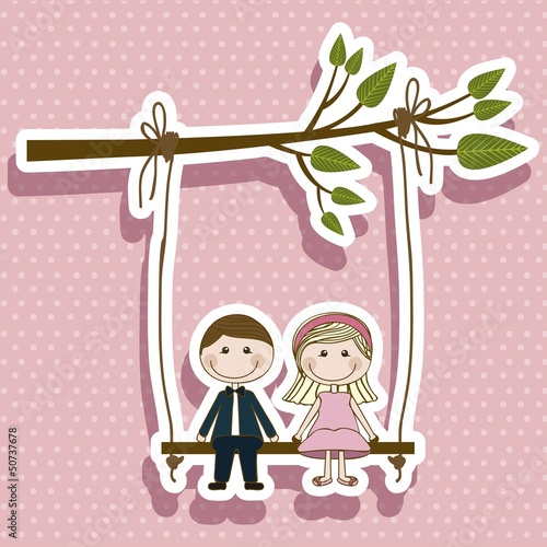 Vector: Illustration of love Illustration of love