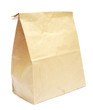 brown bag on white background
