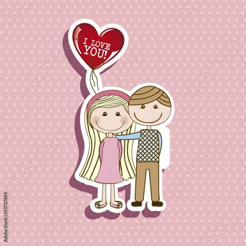 Vector: Illustration of love Illustration of love