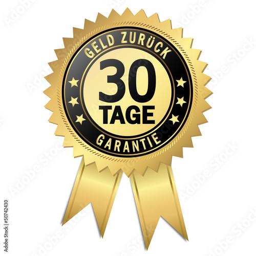 Vector: Siegel - 30 Tage Geld zurück Garantie Siegel - 30 Tage Geld zurück Garantie
