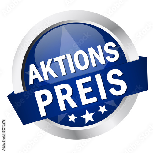 Vector: Button mit Banner " AKTIONSPREIS " Button mit Banner " AKTIONSPREIS "