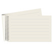 Leerer Block Papier liniert
