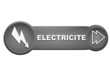 electricité sur bouton gris