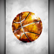 Basketball ball watercolor