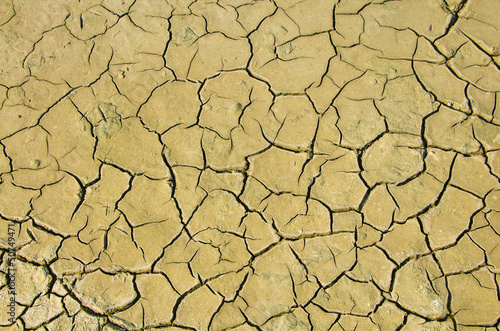 Photo: Dry soil and climatic conditions show texture. Dry soil and climatic conditions show texture.