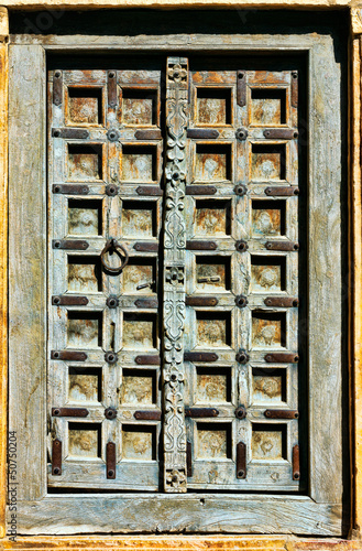Photo: Old wooden door. Old wooden door.
