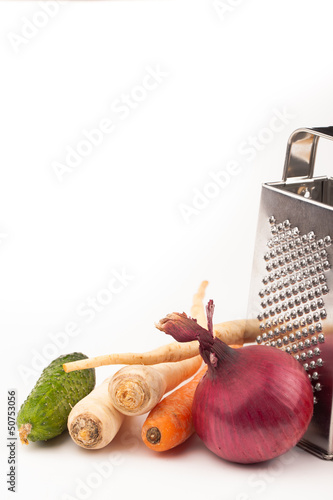 Photo: vegetables isolated on white vegetables isolated on white