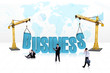 Business people development - isolated
