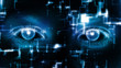 Illustration: Abstract Matrix Eyes Abstract Matrix Eyes