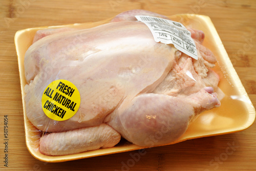 Photo: Packaged Whole Chicken Packaged Whole Chicken