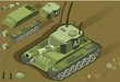 Vector: isometric tank in front view isometric tank in front view