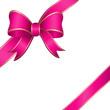 geschenkband, schleifenband, bandschleife, pink, gold, vektor, 
