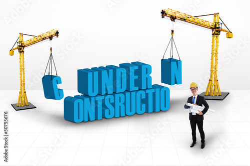 Photo: Under construction concept Under construction concept