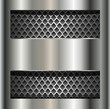 Abstract background metallic silver