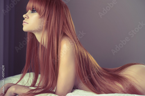 Photo: Sensual woman in bed Sensual woman in bed