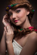 portrait of beautiful young woman