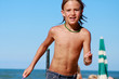 Boy running