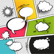 Comic Strip Speech Bubbles