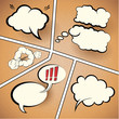Comic Strip Speech Bubbles