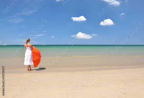Photo: Beach scene. Phuket island, Thailand Beach scene. Phuket island, Thailand