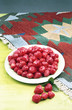 Different Red Frozen Cranberries