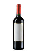 Photo: unopened isolated wine bottle unopened isolated wine bottle