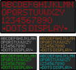 Vector dots display set