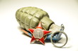 Medal and grenade
