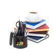 Set of office accessories.
