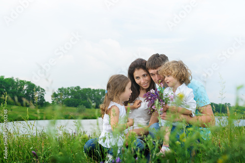 Photo: family outdoors family outdoors